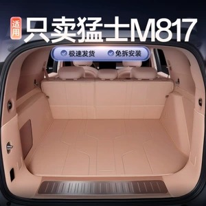 Suitable for Dongfeng Mengshi M817 trunk mat, car anti-dirt mat, accessories, full-cover trunk mat