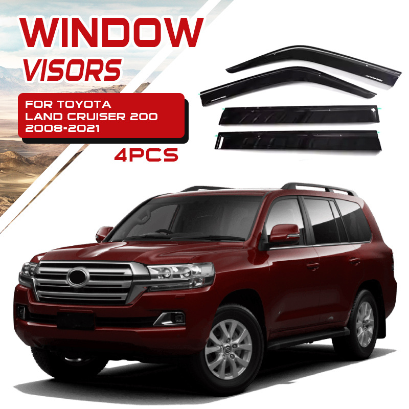 Adecuado para protectores de lluvia y parasoles para ventanas de automóviles Toyota Prado Cruiser LC300 LC200 LC250.