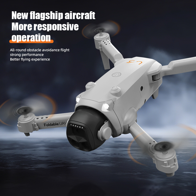 New Cross-Border Lu36 Drone High-Definition Aerial Photography Optical Flow Dual Camera Foldableing Quadcopter Export Toys