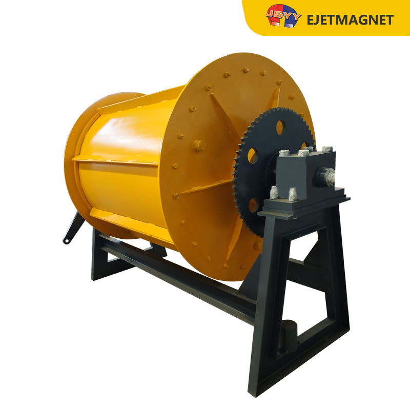 厂家直销 永磁滚筒 永磁透磁深 多磁极设计 干式大块物料选铁