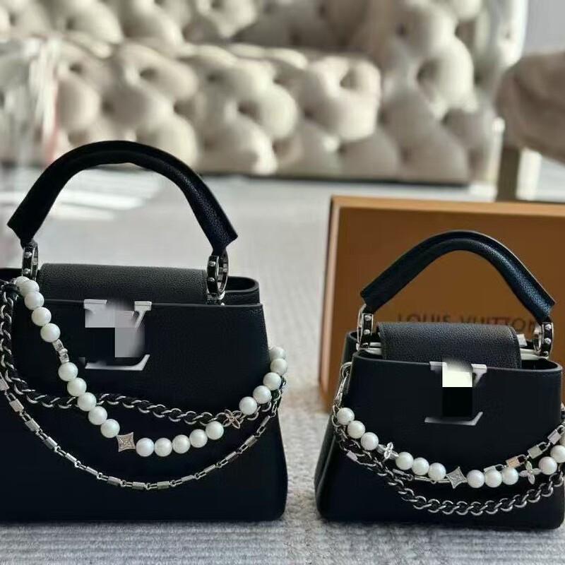 L Lady Bag Capucines Handbag with Leather Chain Full Set Packaging Cross-Border Exclusive for Foreign Trade Wholesale One Piece Dropshipping L Lady Bag Capucines Handbag with Leather Chain Full Set Packaging Cross-Border Exclusive for Foreign Trade Wholesale One Piece Dropshipping