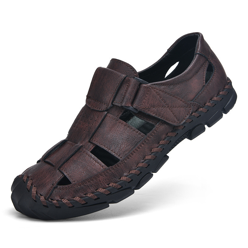 2025 Cross-Border Hot-Selling Large-Size New Trendy Driving Personalized Outdoor Men's Slippers Summer Sandals_voghion.com
