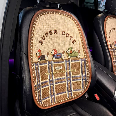 Seat Cover Cushion | Seat cushion, seat cover - three-dachshunds-backrest