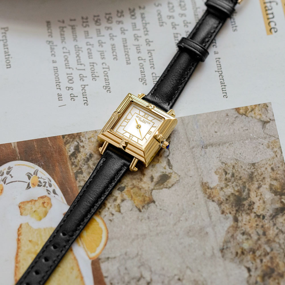 2024 New Yiwenlin Authentic Watch, Elegant Women's Retro, Small and Luxury Women's Small Square Watch as A Gift for Girlfriend_voghion.com