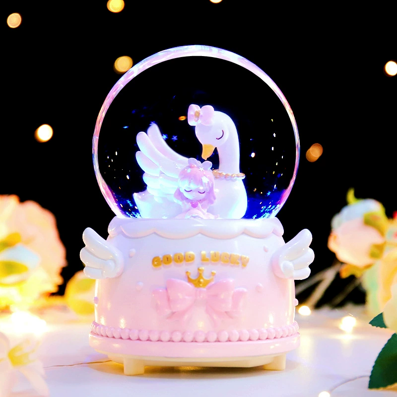 Starry sky, music box, rotating night light, new collection