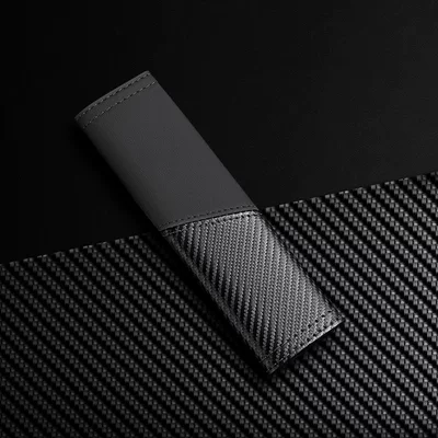 Car Shoulder Pads, Car Seat Belt Covers, Safety Belt Protectors, Velcro Carbon Fiber Leather Car Interior Accessories (Seat belt shoulder pad) - premium-black-single-shoulder-pad-unbranded