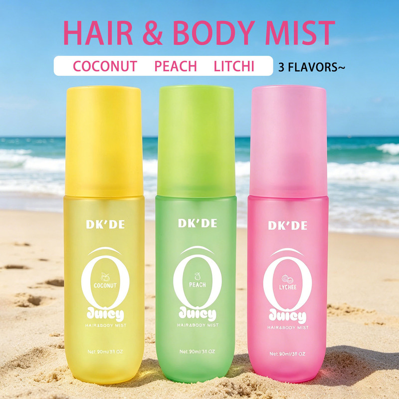 [Exclusively for Cross-Border Sales] Dkde+ Perfume Spray, Alcohol-Free, Natural and Fresh for Body and Hair, 90ml, Long-Lasting Fragrance