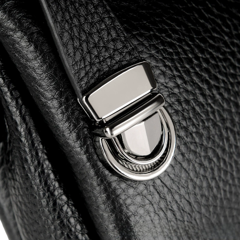 Hand loop bag, small clutch bag for leisure, capacious wallet, genuine leather