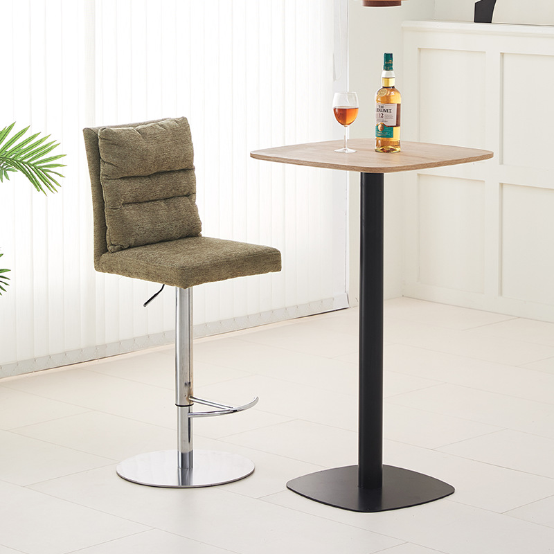 Exportación de madera sólida cubierta mesa cuadrada MDF nórdica de alta calidad simple mesa de comedor