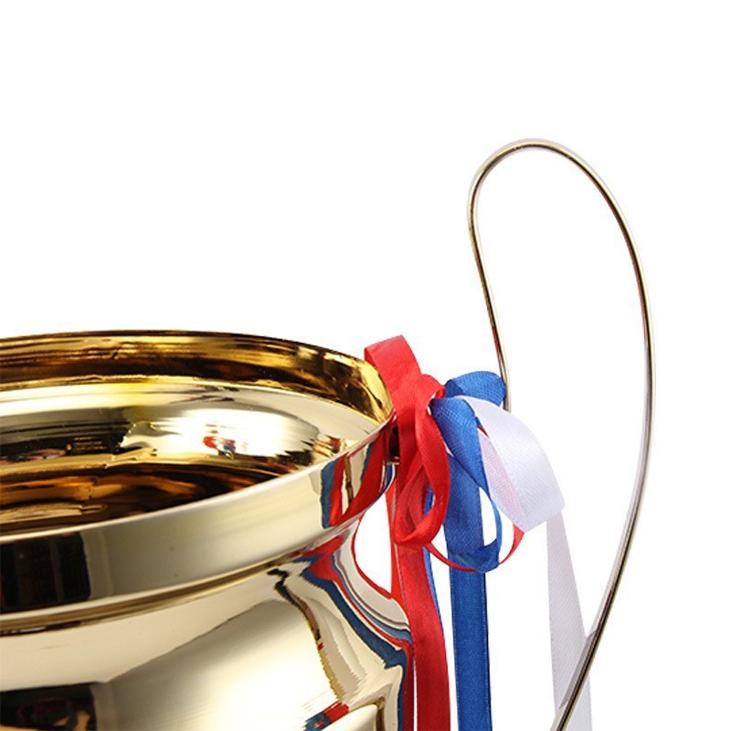 Nuevo fútbol de baloncesto de estilo europeo trofeo de metal de la reunión anual de premios trofeo de metal de adornos