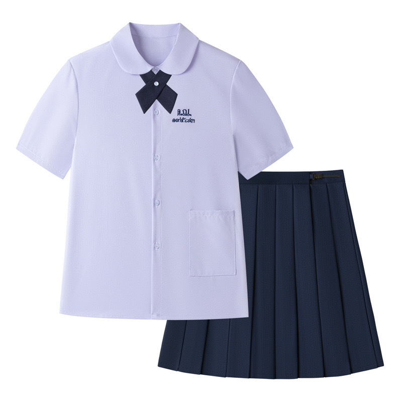 タイの学校制服 JK制服 タイ風シャツ 中学生クラス制服 サマースーツ カレッジスタイル JKシャツ 同型服|undefined