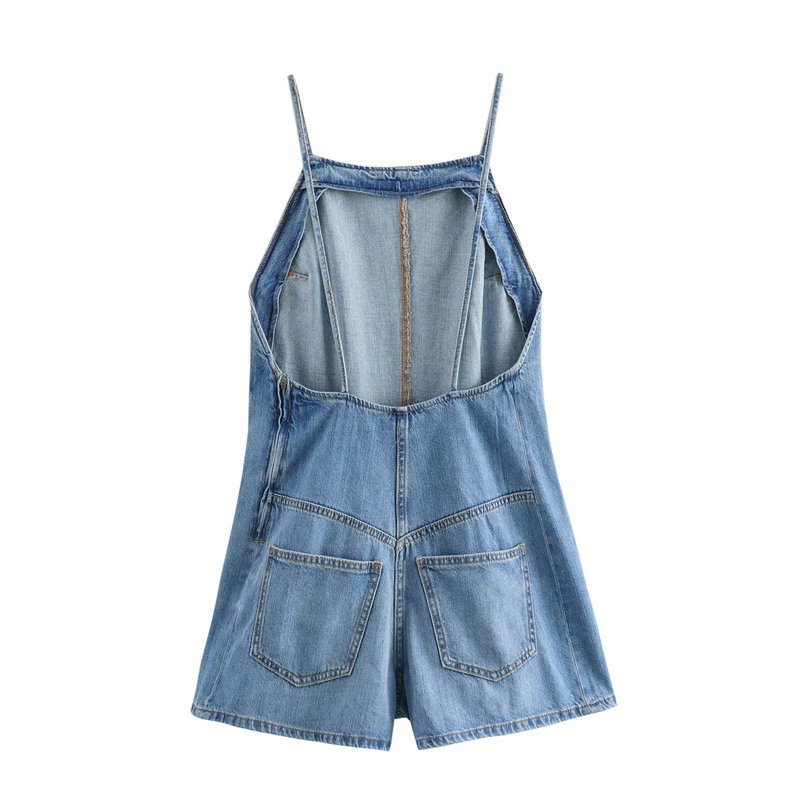 Summer fashionable overall, European style, slim fit, backless