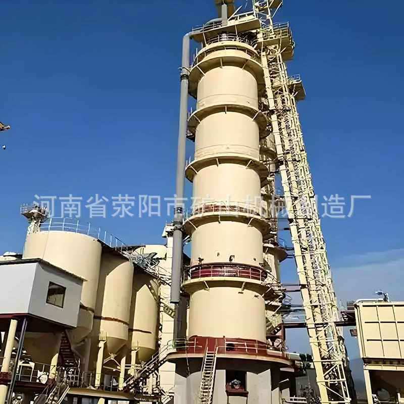 Вертикальная печь для обжига известняка мощностью 280 тонн с низким энергопотреблением, запатентованной камерой печи, энергосберегающая и экологически чистая конструкция.