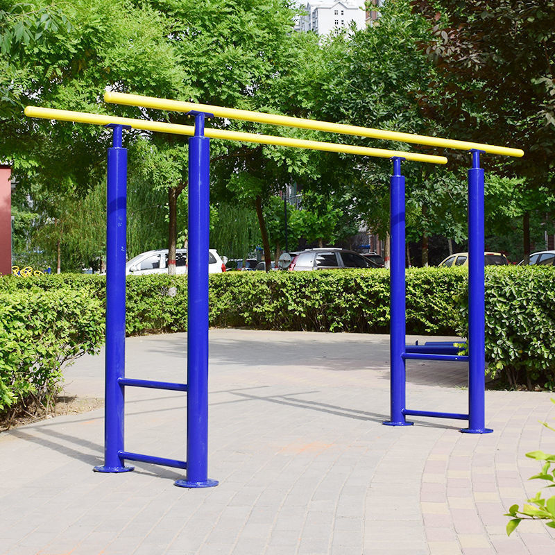 Horizontal Bar Outdoor Parallel Bars High and Low Bars Outdoor Courtyard Home Community School Park Adult Horizontal Bar Equipment Complete Set