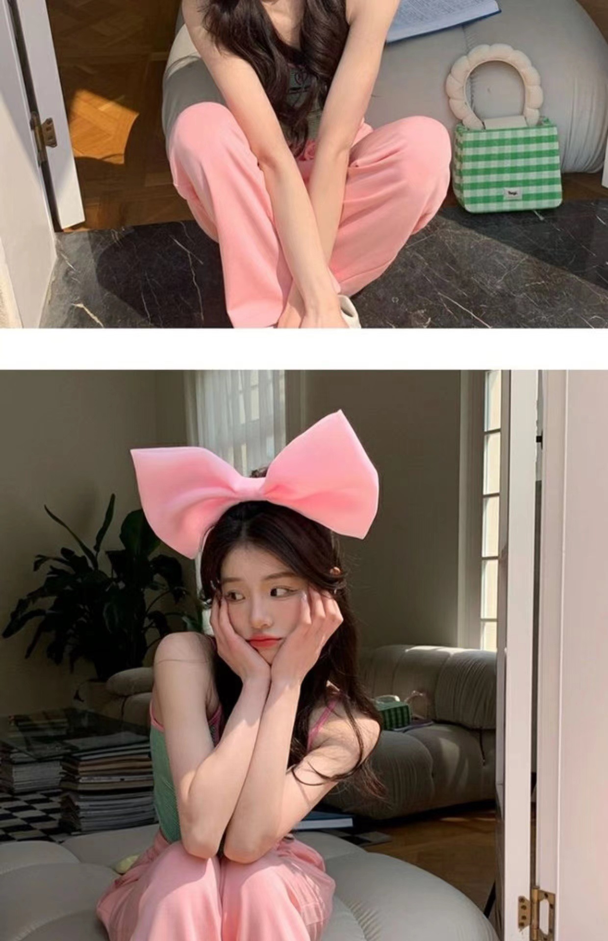 Women's Gender Women's Sweet IG Style Bow Knot Handmade Hair Band