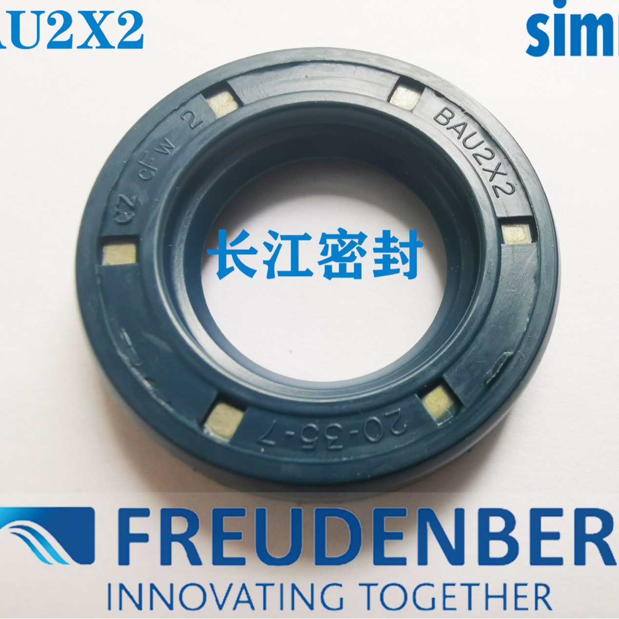 BAU2X2 30-52-7 42-55-7 60-80-10德国CFW骨架油封DIN3760A 型