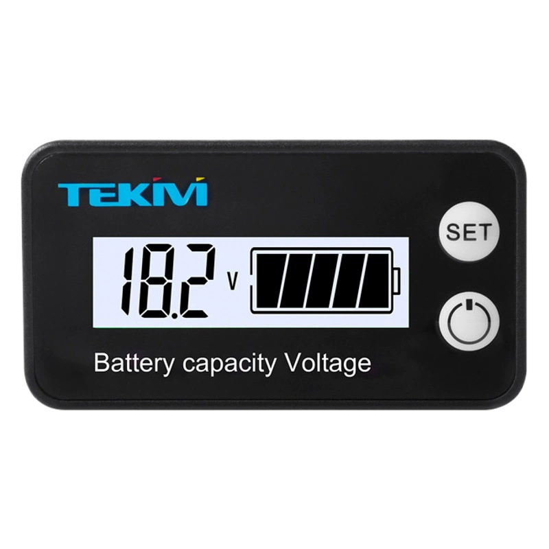 Измеритель напряжения (вольтметр) для свинцово-кислотных и литиевых аккумуляторов 12В/24В/36В/48В/60В/72В для электромобилей