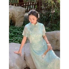 大码连衣裙;旗袍;大码休闲套装