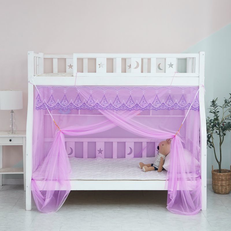 Mosquito Net Dormitory Bunk Bed with Ladder 2.41m .2M High and Low Children's Bed 1.35m Bunk Bed