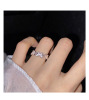 Tide, zirconium, ring, South Korean goods, 2021 collection, on index finger, internet celebrity