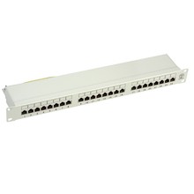 19"24�������侀��Cat6A�侀�ܙC�����������侀�� patch panel