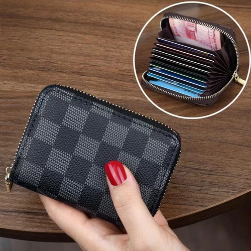 Card holder women's exquisite  new women's anti-degaussing anti-theft driver's license change storage bag mini compact