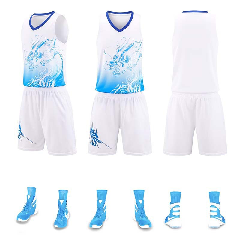 Uniforme de entrenamiento de barco dragón, ramas de barco dragón, ropas de barco dragón, ropas de baloncesto, impresión masculina