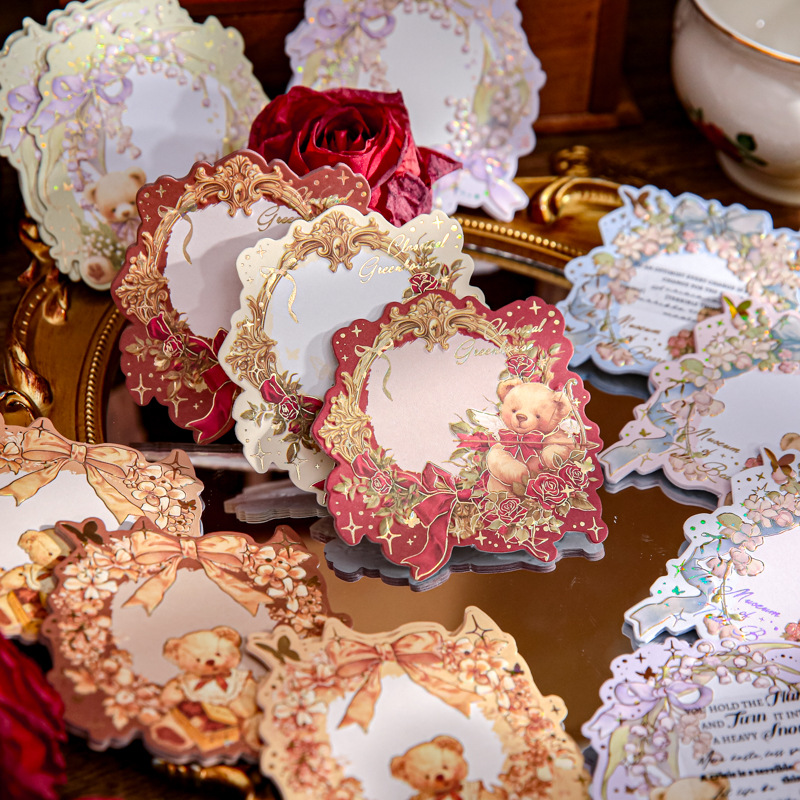 Mr. Paper Three Enjoy Relief Hot Strip Memo Bear Flower Box Series Notas del estudiante Notas Notas Notas Notas Notas Notas Notas Notas Notas Notas