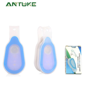 Silicone clip light outdoor sports backpack tie night run light pocket work light multi-function warning light