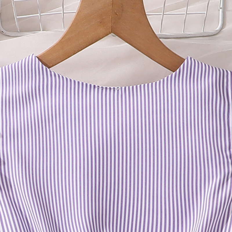 Robe de princesse d'été pour fille avec manches volantées_voghion.com