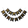 Calligraphy Birthday Alphabet Pull Flat Manufacturer Wholesale Fish Tail Birthday Happy Pull Flag Decoration Baby Party Products