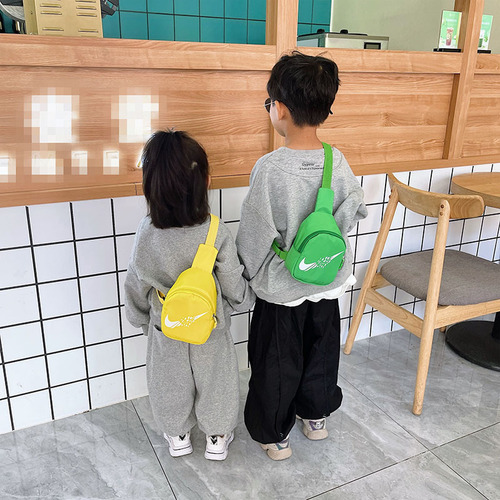 New hook Korean style children's bag cute girl shoulder bag boy crossbody small bag coin purse children's chest bag