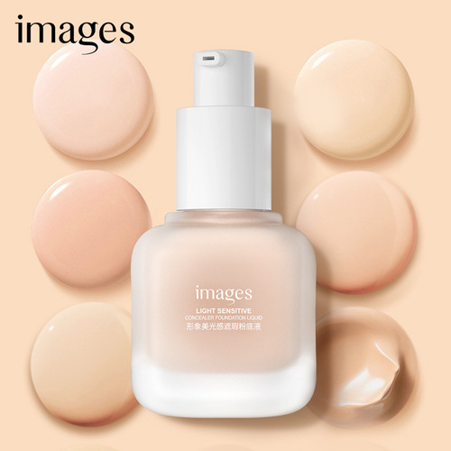 Image beauty radiant liquid foundation, light, breathable, waterproof, non-sticky, repairing, concealing, refreshing BB cream makeup, wholesale