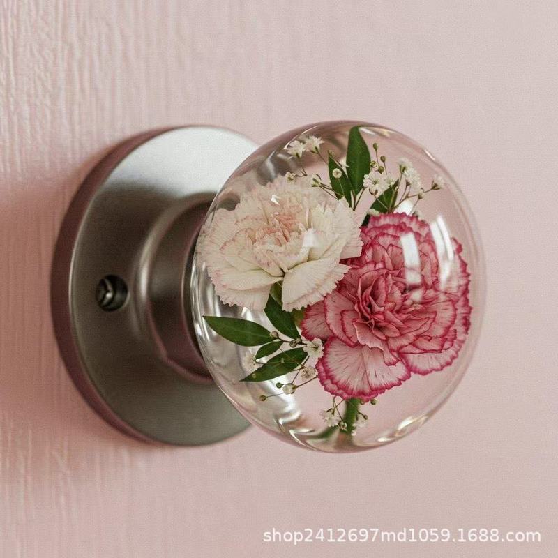 跨境新品Unique decorative door handle 独特的门把手装饰几何|undefined