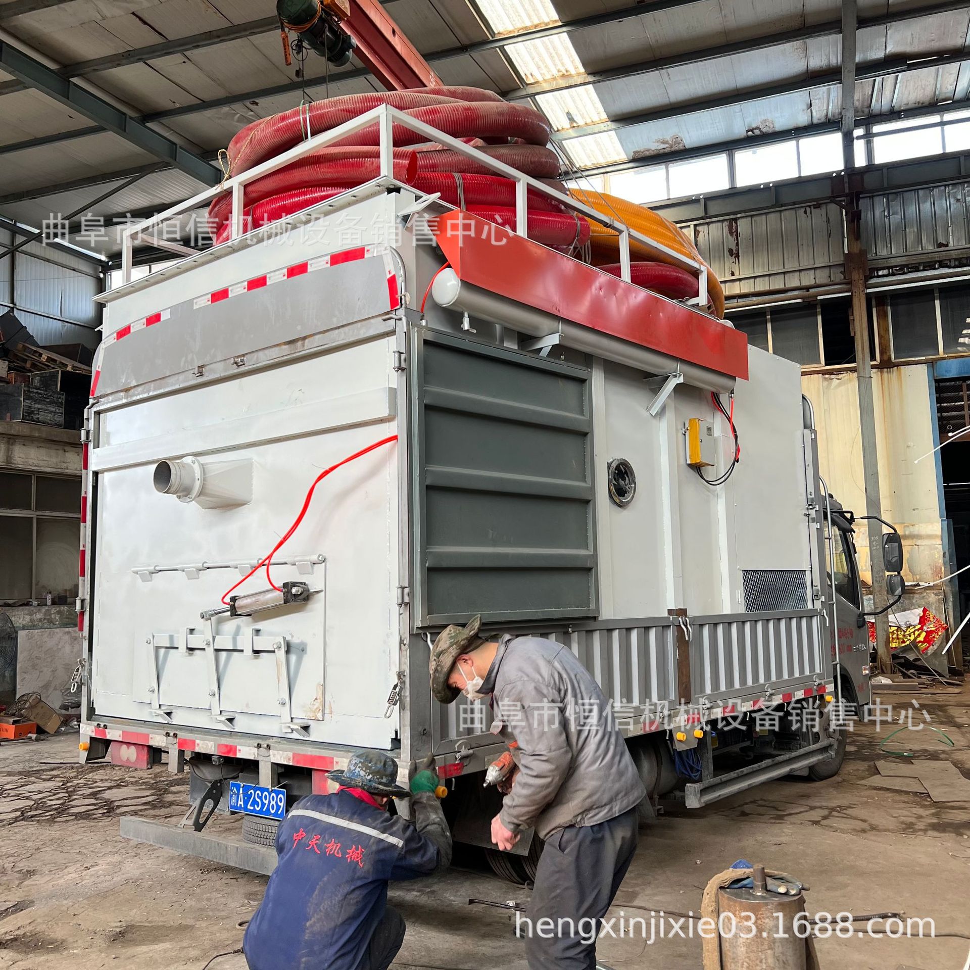 电厂烟道检修锅炉灰移动式吸灰车zcjb 石灰石粉方箱吸灰机 直供