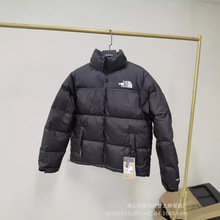 高品质美版1996格子布隐藏帽棉服男女加厚运动防水面包服男士外套