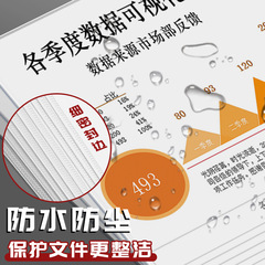 加厚a4L型文件夾透明防水插頁文件袋單片夾合同檔案分類l夾二頁夾