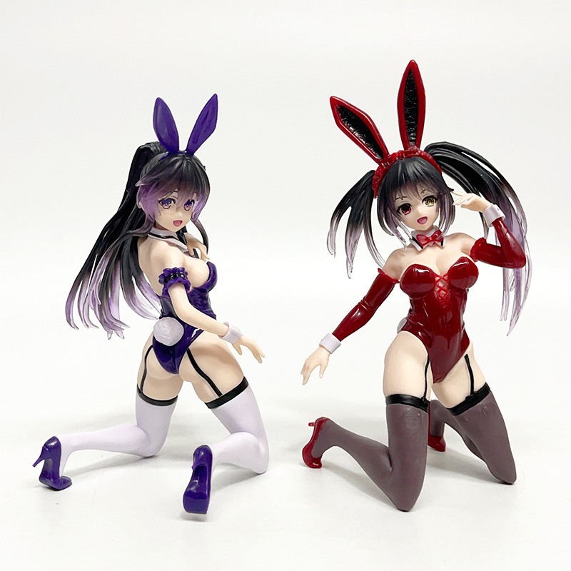 デート・ア・ライブ時崎狂三神十香バニーガールひざまずくアニメフィギュア模型玩具卸売|undefined