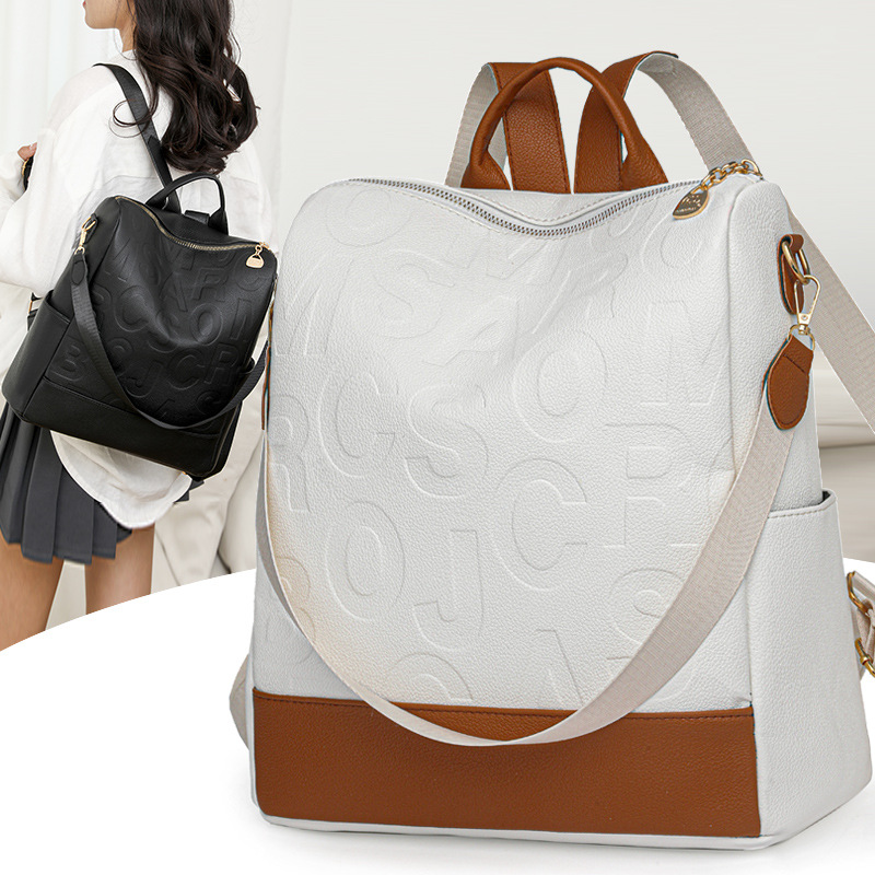 Nueva mochila casual de gran capacidad de todo fósforo, moda femenina, mochila para mujer, bolso de viaje al por mayor