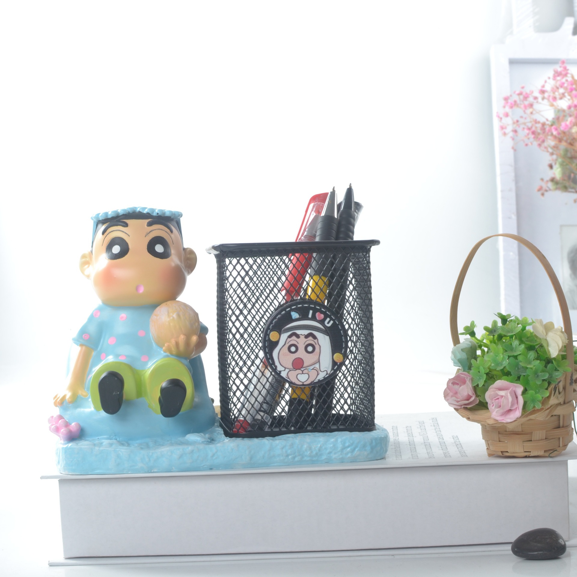 Portalápices de Harry Potter de gran capacidad, multifunción, estilo ins, almacenamiento de escritorio simple, artefacto, papelería para estudiantes, oficina