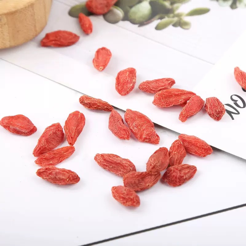 Ningxia Red Goji Berries Gouqizi 500g Dried Lycium Barbarum Fruit for Tea Soup and Daily Wellness quality and texture