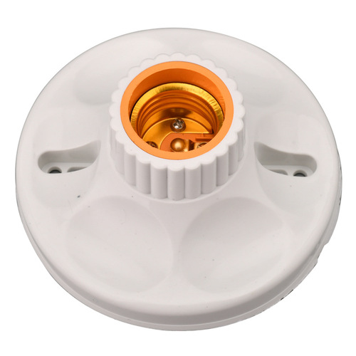 Suspended lamp holder, thickened screw socket, LED bulb, energy-saving lamp, chandelier, headlamp, lamp socket, Luokou E27 universal