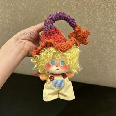 Pendant with Freckles Keychain – Pluş açarlıqlar - witch-hat-yellow-explosion-pendant-hat-color-is-random