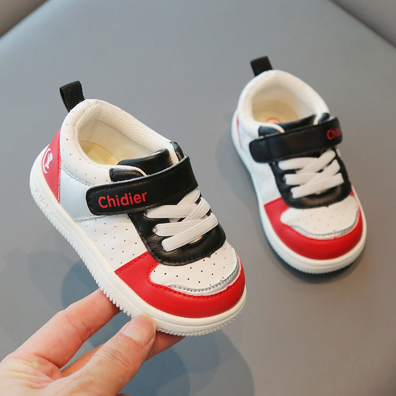 2023 primavera y otoño nueva zapatilla de deporte para niños zapatillas de deporte de celebridades de Internet estilo coreano niños y niñas zapatos de bebé Zapatos de una sola capa zapatos de niño