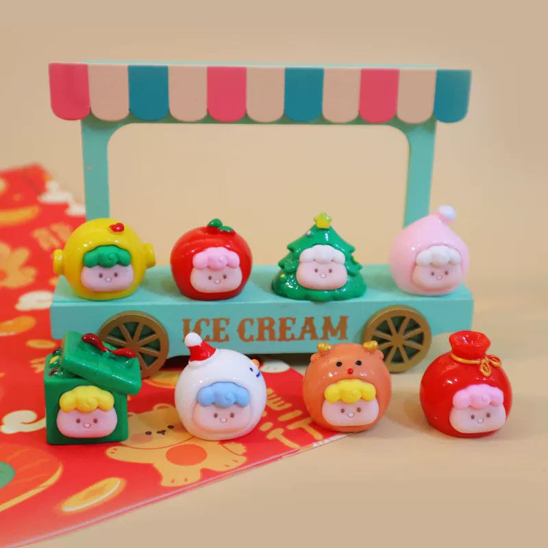 Объёмные новогодние фигурки DIY-аксессуары подвески