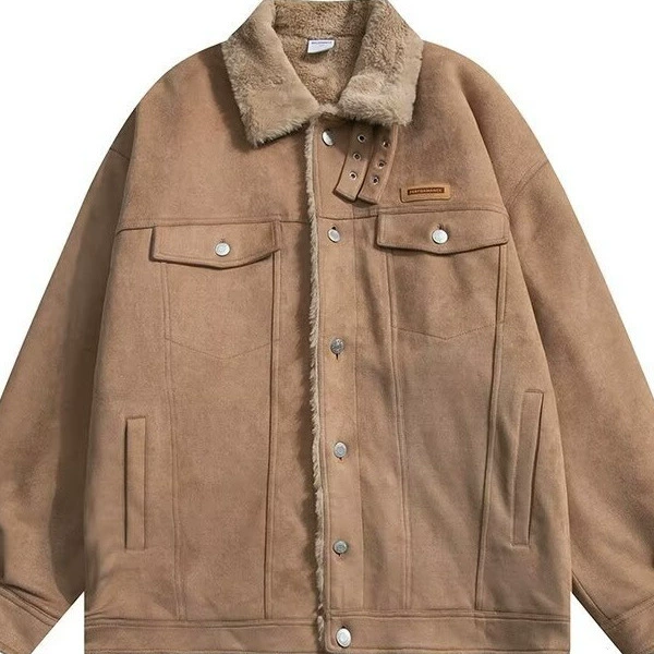 Демисезонная мужская брендовая куртка для отдыха, американский стиль, oversize