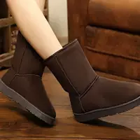 Winter fashionable keep warm boots, shoes for leisure, mid-length, wholesale, plus size