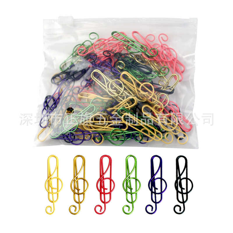 Color transfronterizo metal animal en forma de clip de papel forma creativa clip de papel Oficina marcador titular caja traje