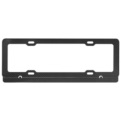 License plate holder/license plate holder – plate frame - boundless-single-hole-blue-brand-carbon-fiber