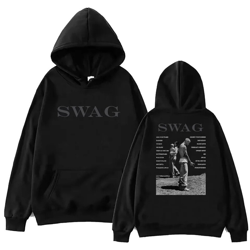 【Cross-Border European Size】Bieber Swag 2025 Justin Album 2025 Autumn/Winter Printed Sweatshirt Loose and Warm 【Cross-Border European Size】Bieber Swag 2025 Justin Album 2025 Autumn/Winter Printed Sweatshirt Loose and Warm